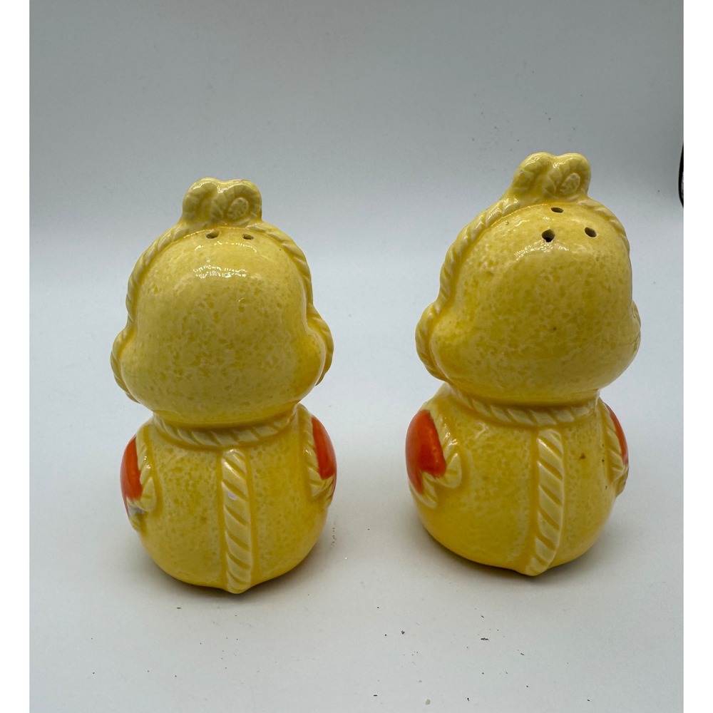 Vintage Ceramic Yellow Duck Salt and Pepper Shakers - Picture 3 of 9
